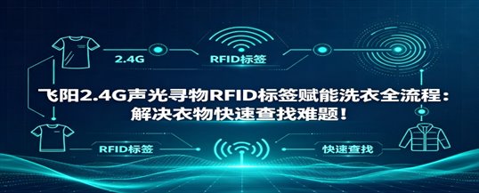 飞阳2.4G声光寻物RFID标签赋能洗衣全流程：解决衣物快速查找难题！
